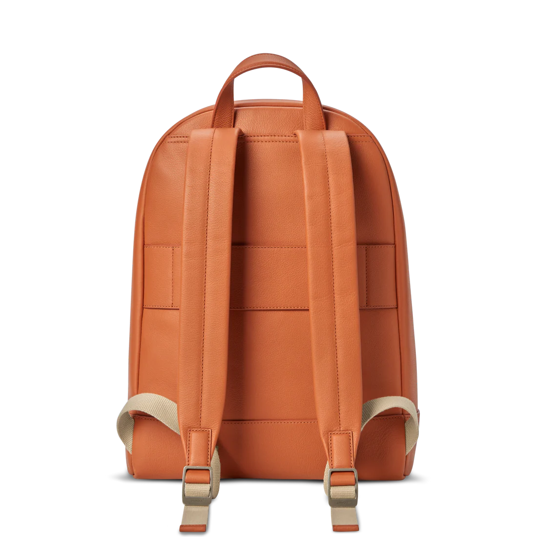 Lightweight Pebbled Leather Commuter Backpack Fits 15-inch Laptop