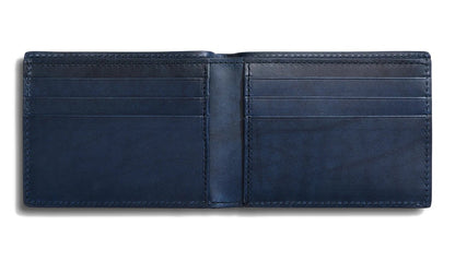 RFID Blocking Slim Vachetta Leather Bifold Wallet