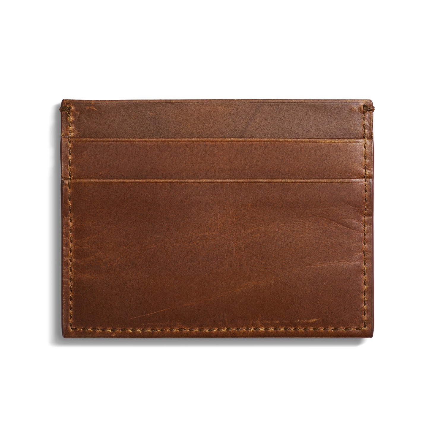 Slim RFID Blocking Vachetta Leather Multi-Slot Card Wallet
