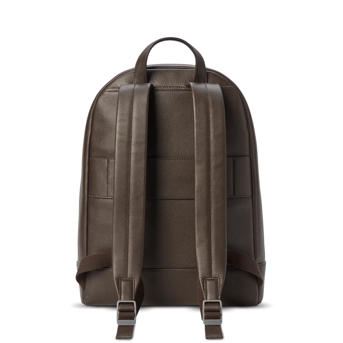 Lightweight Pebbled Leather Commuter Backpack Fits 15-inch Laptop