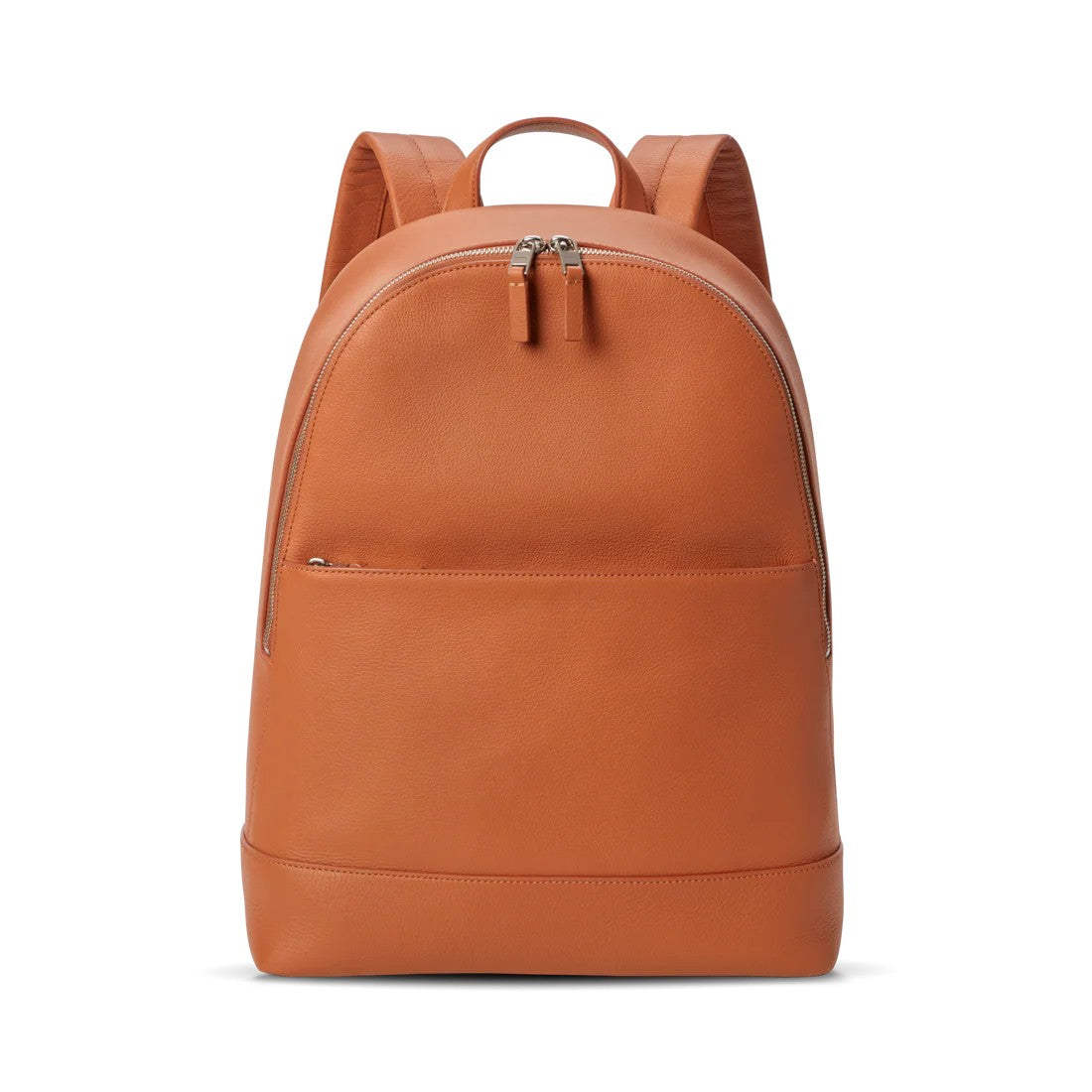 Lightweight Pebbled Leather Commuter Backpack Fits 15-inch Laptop