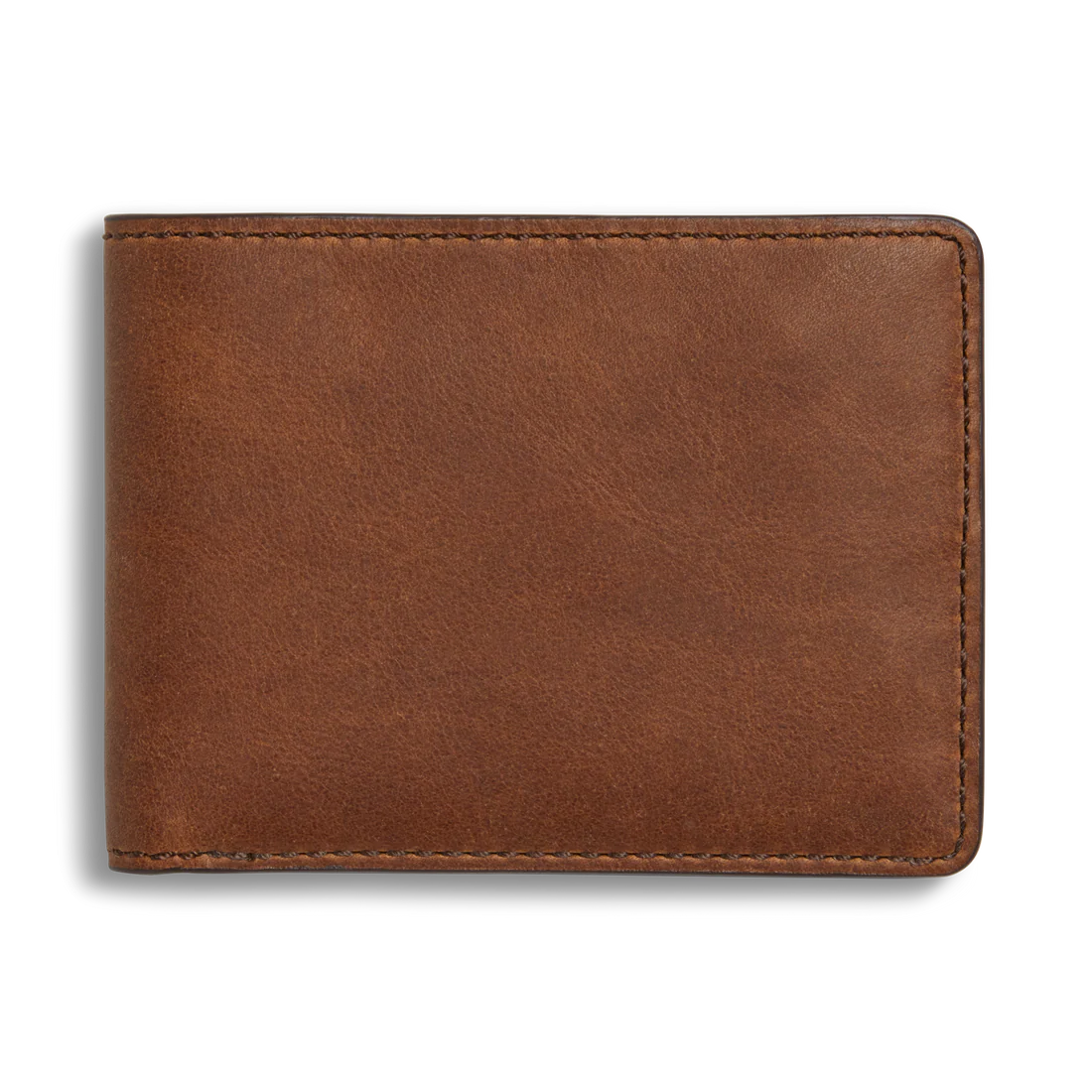 RFID Blocking Slim Vachetta Leather Bifold Wallet