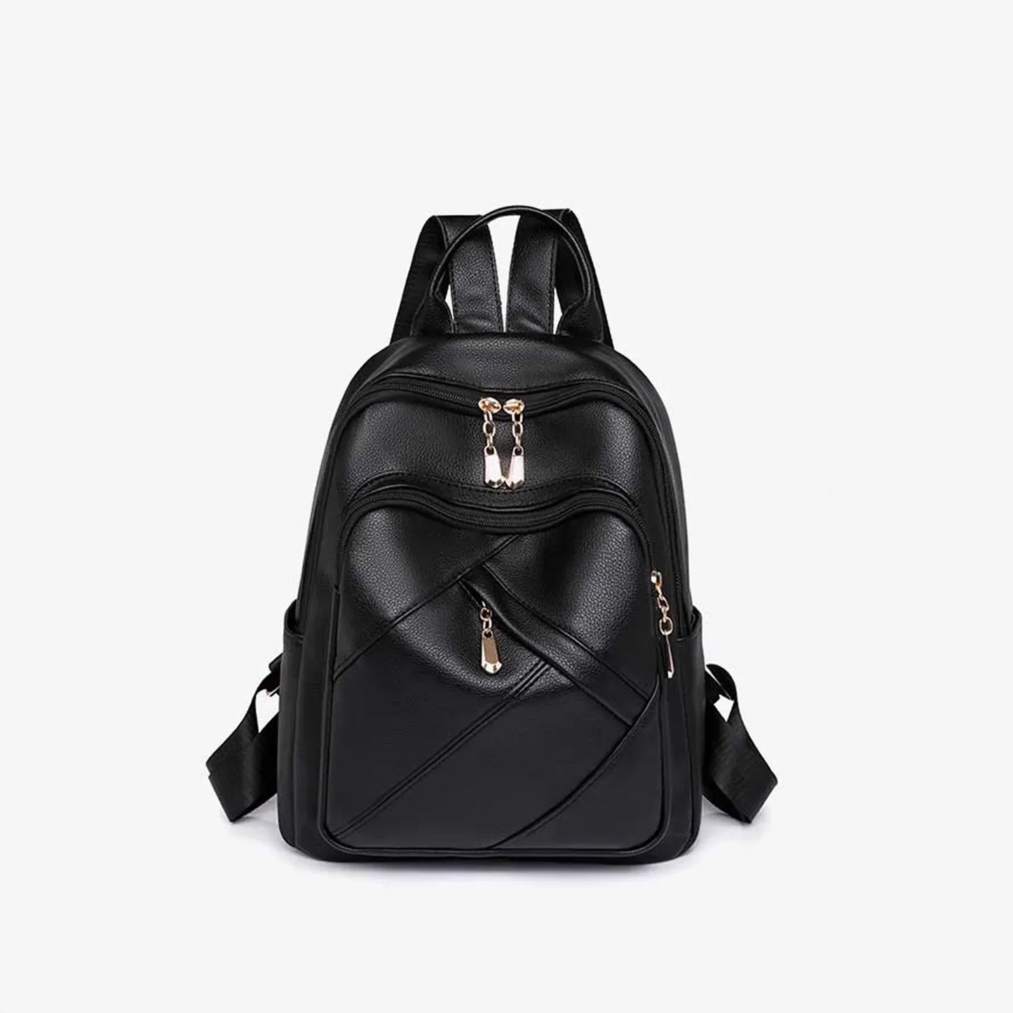 Water Resistant Vegan Leather Compact Mini Travel Daypack Backpack