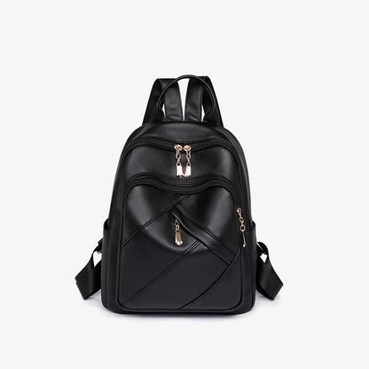 Water Resistant Vegan Leather Compact Mini Travel Daypack Backpack