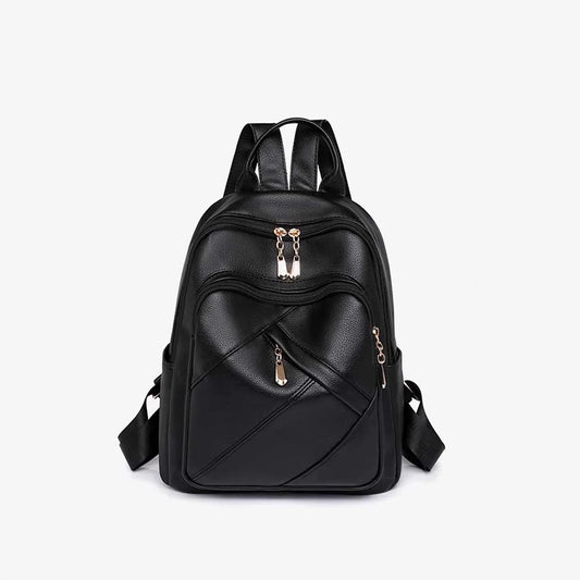 Water Resistant Vegan Leather Compact Mini Travel Daypack Backpack