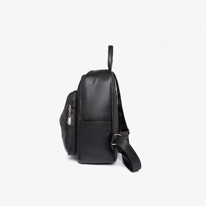 Water Resistant Vegan Leather Compact Mini Travel Daypack Backpack